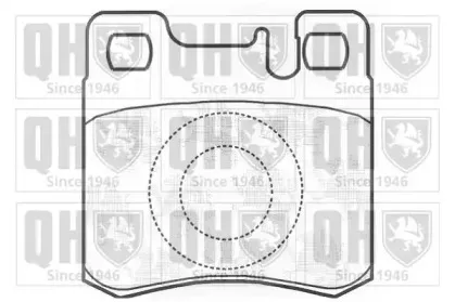 Комплект тормозных колодок, дисковый тормоз QUINTON HAZELL купить