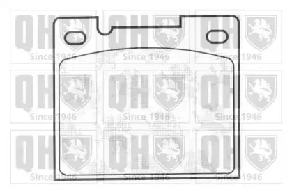 Комплект тормозных колодок, дисковый тормоз QUINTON HAZELL купить