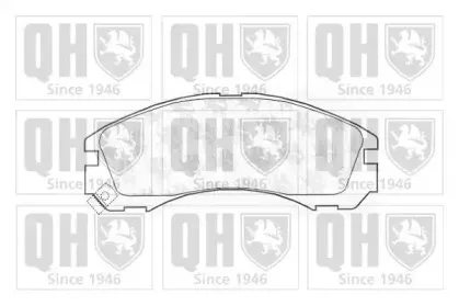 Комплект тормозных колодок, дисковый тормоз QUINTON HAZELL купить