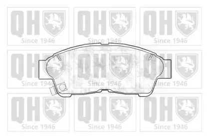 Комплект тормозных колодок, дисковый тормоз QUINTON HAZELL купить