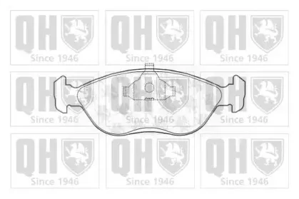 Комплект тормозных колодок, дисковый тормоз QUINTON HAZELL купить