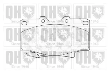 Комплект тормозных колодок, дисковый тормоз QUINTON HAZELL купить