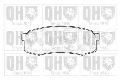 Комплект тормозных колодок, дисковый тормоз QUINTON HAZELL купить