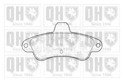 Комплект тормозных колодок, дисковый тормоз QUINTON HAZELL купить
