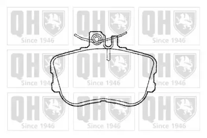Комплект тормозных колодок, дисковый тормоз QUINTON HAZELL купить