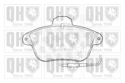 Комплект тормозных колодок, дисковый тормоз QUINTON HAZELL купить