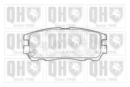 Комплект тормозных колодок, дисковый тормоз QUINTON HAZELL купить