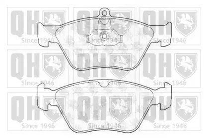 Комплект тормозных колодок, дисковый тормоз QUINTON HAZELL купить