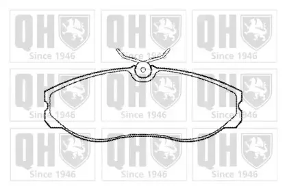 Комплект тормозных колодок, дисковый тормоз QUINTON HAZELL купить