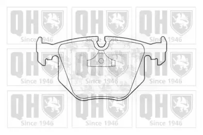 Комплект тормозных колодок, дисковый тормоз QUINTON HAZELL купить