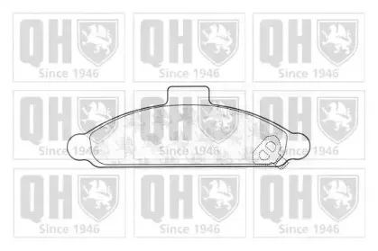 Комплект тормозных колодок, дисковый тормоз QUINTON HAZELL купить