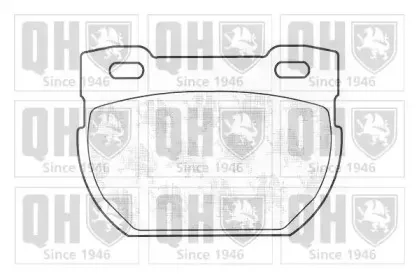 Комплект тормозных колодок, дисковый тормоз QUINTON HAZELL купить