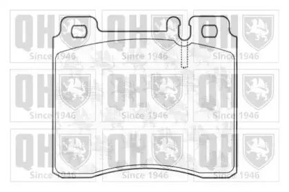 Комплект тормозных колодок, дисковый тормоз QUINTON HAZELL купить