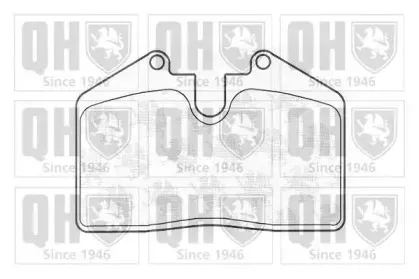 Комплект тормозных колодок, дисковый тормоз QUINTON HAZELL купить