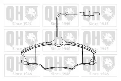 Комплект тормозных колодок, дисковый тормоз QUINTON HAZELL купить
