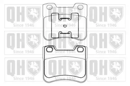 Комплект тормозных колодок, дисковый тормоз QUINTON HAZELL купить