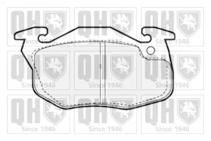 Комплект тормозных колодок, дисковый тормоз QUINTON HAZELL купить