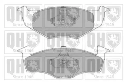 Комплект тормозных колодок, дисковый тормоз QUINTON HAZELL купить