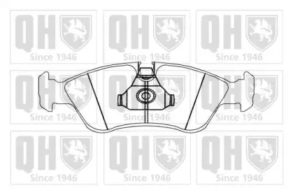 Комплект тормозных колодок, дисковый тормоз QUINTON HAZELL купить