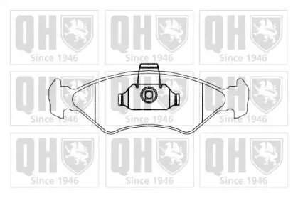 Комплект тормозных колодок, дисковый тормоз QUINTON HAZELL купить