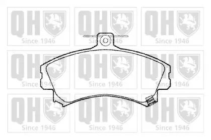Комплект тормозных колодок, дисковый тормоз QUINTON HAZELL купить