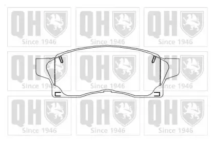 Комплект тормозных колодок, дисковый тормоз QUINTON HAZELL купить