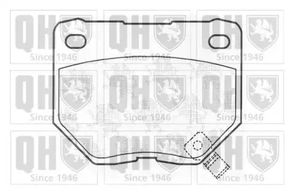 Комплект тормозных колодок, дисковый тормоз QUINTON HAZELL купить