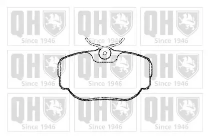 Комплект тормозных колодок, дисковый тормоз QUINTON HAZELL купить