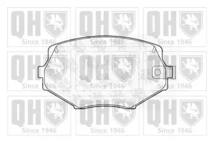 Комплект тормозных колодок, дисковый тормоз QUINTON HAZELL купить