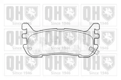 Комплект тормозных колодок, дисковый тормоз QUINTON HAZELL купить