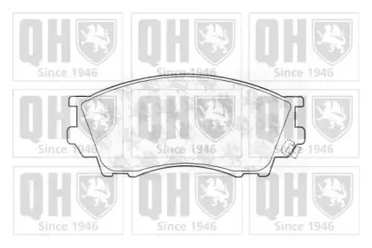 Комплект тормозных колодок, дисковый тормоз QUINTON HAZELL купить