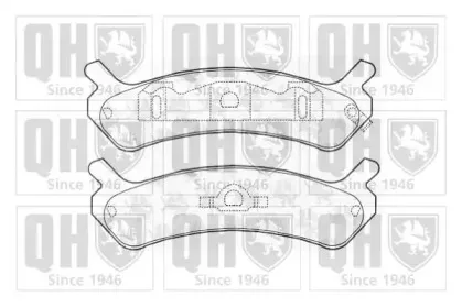 Комплект тормозных колодок, дисковый тормоз QUINTON HAZELL купить