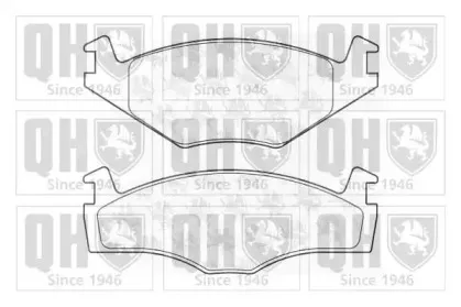 Комплект тормозных колодок, дисковый тормоз QUINTON HAZELL купить