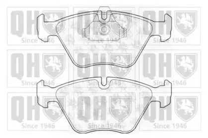 Комплект тормозных колодок, дисковый тормоз QUINTON HAZELL купить