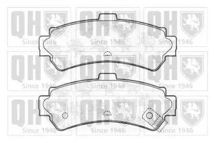 Комплект тормозных колодок, дисковый тормоз QUINTON HAZELL купить