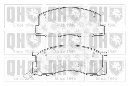Комплект тормозных колодок, дисковый тормоз QUINTON HAZELL купить