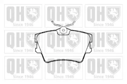 Комплект тормозных колодок, дисковый тормоз QUINTON HAZELL купить