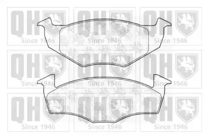 Комплект тормозных колодок, дисковый тормоз QUINTON HAZELL купить