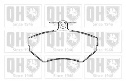Комплект тормозных колодок, дисковый тормоз QUINTON HAZELL купить