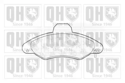 Комплект тормозных колодок, дисковый тормоз QUINTON HAZELL купить