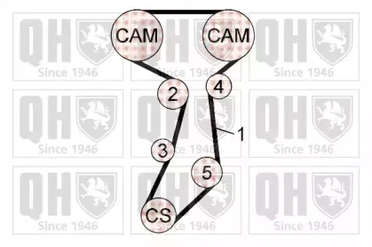 Водяной насос + комплект зубчатого ремня QUINTON HAZELL купить