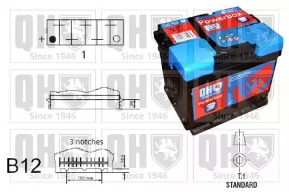Стартерная аккумуляторная батарея QUINTON HAZELL купить