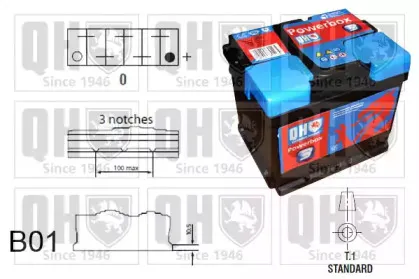 Стартерная аккумуляторная батарея QUINTON HAZELL купить