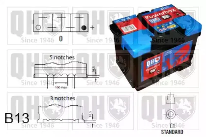 Стартерная аккумуляторная батарея QUINTON HAZELL купить