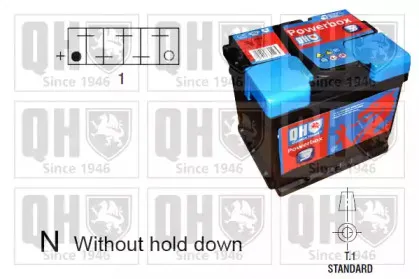 Стартерная аккумуляторная батарея QUINTON HAZELL купить