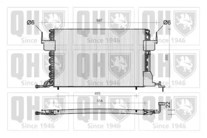 Конденсатор, кондиционер QUINTON HAZELL купить