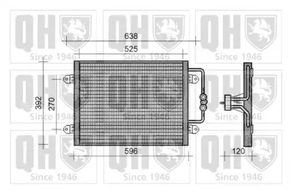 Конденсатор, кондиционер QUINTON HAZELL купить