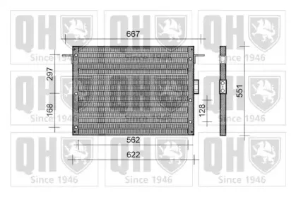 Конденсатор, кондиционер QUINTON HAZELL купить