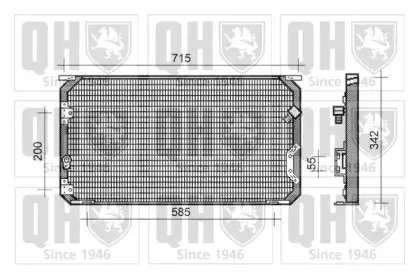 Конденсатор, кондиционер QUINTON HAZELL купить