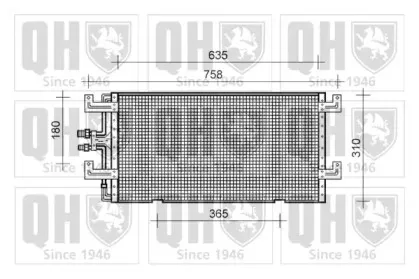 Конденсатор, кондиционер QUINTON HAZELL купить